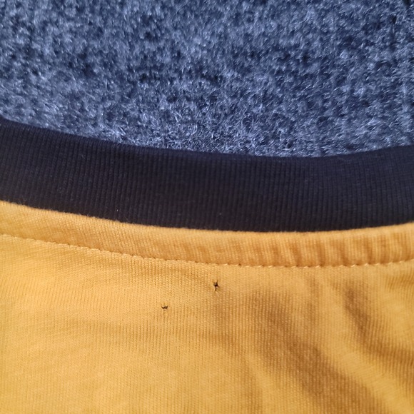 Guess Mens Yellow Short Sleeve Crew Neck Pullover T-Shirt Size Large - Picture 10 of 11